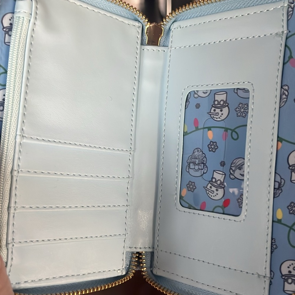 NWT SET Disney Pixar Loungefly UP mini backpack and wallet set - Picture 13 of 16